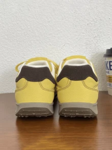 Giày thể thao nữ thường ngày, thoáng khí và đa năng, kiểu dáng thường ngày, giày tập luyện, giày đế bằng buộc dây, giày thể thao, giày nữ, giày nữ thoải mái, giày hiệu suất cao, giày thể thao nữ thanh lịch, giày nữ thanh lịch, giày tennis, giày thể thao nữ, màu vàng - Màu vàng - Xem 5