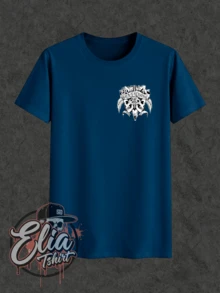 Comfortable Basic T-Shirt For Everyday Wear - Alice In Chains Music - Famous International And National Singer - Urban Culture - Rock, Metal, Rock N Roll - Famous Band - Singer - Shirt - Blouse - Unisex - Men's And Women's - 100% Cotton - Top Premium Streetwear - New Release - Immediate Shipping - Various Colors!! Plus Size - 寶藍色 - 查看 2