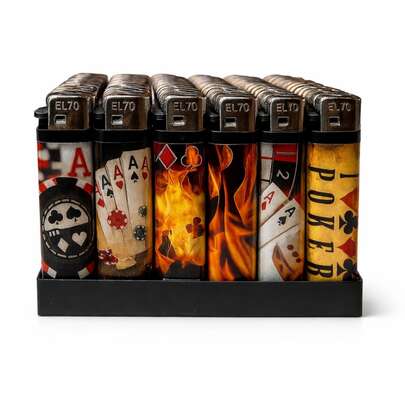 Encendedor Recargable de Gas Diseño Moderno Acabado Mate Calidad Premium Flama Ajustable 10, 20, 30, 40 o 50 Piezas Ideal para Hogar Eventos y Mayoreo