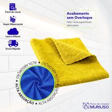 Microfiber Kitchen Cleaning Cloth Kit, Terry Cloth, High Absorption, Magic Cloth - 6 Units - 什錦 - 查看 3