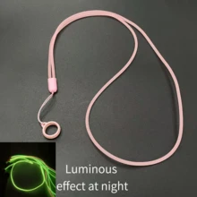 Glow-In-The-Dark Lanyard + Anti-Lost Ring / For E-Cigarette Use / Lanyard Material: Glow-In-The-Dark Plastic / Fashionable Accessory For E-Cigarettes / Black No Glow, Other Colors Glow / Universal Type / Suitable For Most E-Cigarettes - Multicolor - View 15