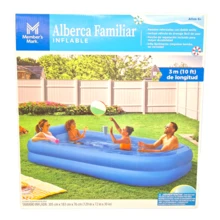 Alberca Inflable Familiar Azul tamaño 3.05 m x 1.83 m x .76 m - Azul Marino - Ver 2