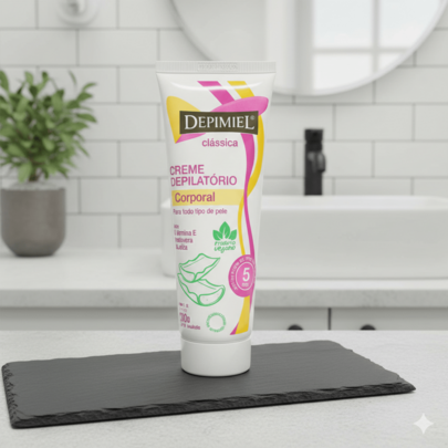 Creme Depilatório Corporal Com Aloe Vera - Depimiel 120g