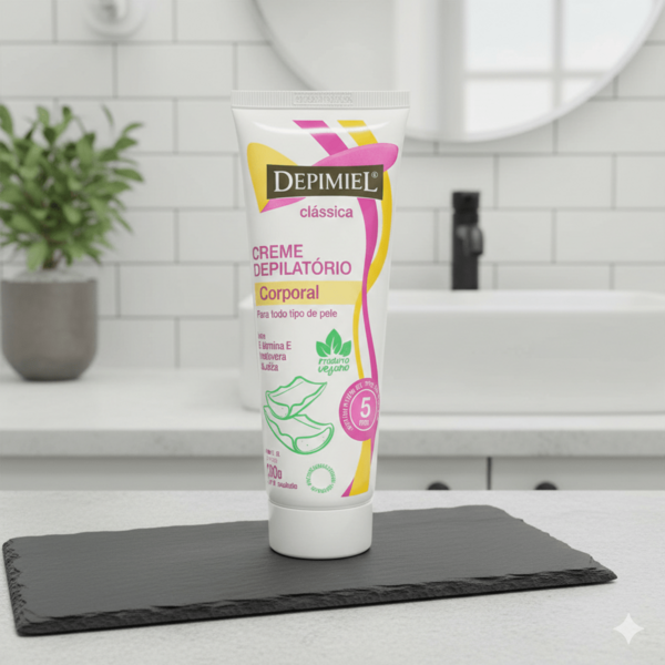 Creme Depilatório Corporal Com Aloe Vera - Depimiel 120g