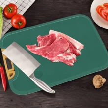 Antibacterial, Mildew-Proof Cutting Board, 35cm, With Stand For Kitchen. - màu xanh lá - Xem 4