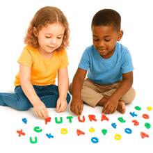 Educational Mobile Alphabet Letters And Numbers Alphanumeric Bag 1000 Pieces - 帶字母的罐子 171 - 查看 5