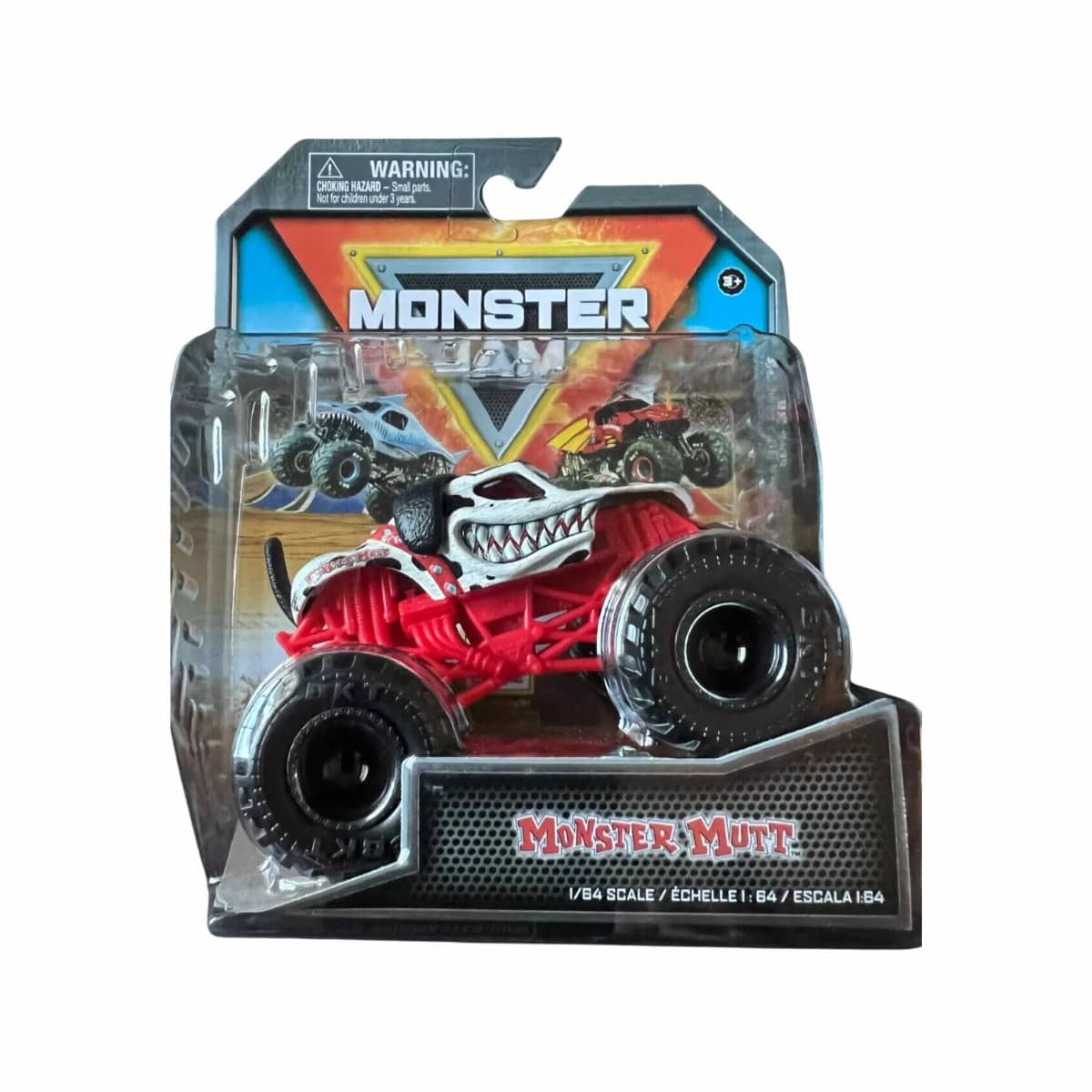 Carrito Monster Jam Monster Mutt Todo Terreno - Rojo - Ver 1