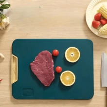 Antibacterial, Mildew-Proof Cutting Board, 35cm, With Stand For Kitchen. - màu xanh lá - Xem 3