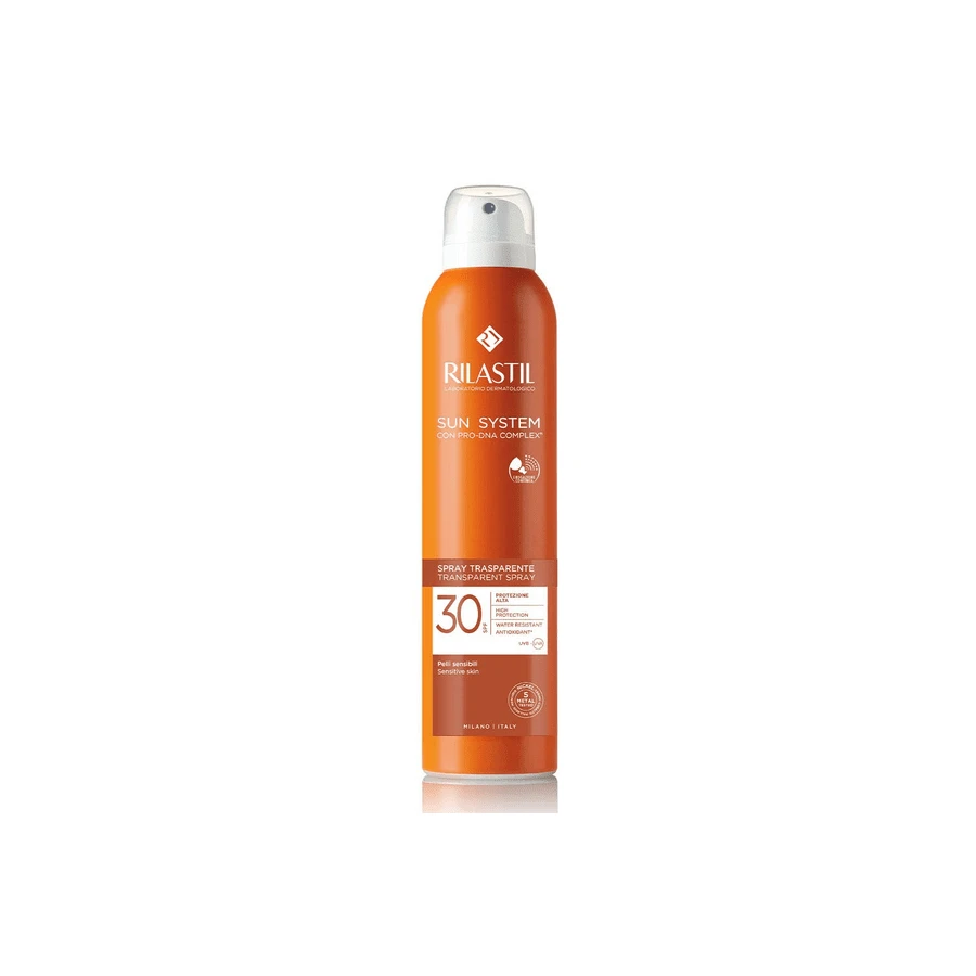 Rilastil Sun System Spray Solare Trasparente SPF 30 Protezione Corpo 200 ml - Bianco - Visualizzare 1