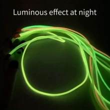 Glow-In-The-Dark Lanyard + Anti-Lost Ring / For E-Cigarette Use / Lanyard Material: Glow-In-The-Dark Plastic / Fashionable Accessory For E-Cigarettes / Black No Glow, Other Colors Glow / Universal Type / Suitable For Most E-Cigarettes - Multicolor - View 4
