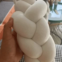 1pc Newborn Baby Bed Rail Soft Bumper Pad, Child Crash Pad, Braided Crib Guardrail - Multicolor - View 11