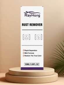 rayhong 1pc/50ml Car Wheel Rust Remover. Quickly Dissolves Brake Dust And Oil Stains, Decomposes Rust On Wheel Surface Without Damaging Wheel Paint. Will Not Corrode Metal And Rubber Components. - Liquid - View 10
