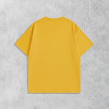 Men's Basic T-Shirt Brazil Hexa 100% Cotton Crew Neck Unisex - Kuning - View 2