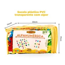 Educational Mobile Alphabet Letters And Numbers Alphanumeric Bag 1000 Pieces - Bolsa Alfanumérica 1000 uds - Ver 4
