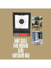 可折叠射击靶盒，含20张靶纸，方便收纳，带子弹收集器 - 多色-可回收彈靶盒 - 查看 8