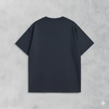 Men's Basic T-Shirt Brazil Hexa 100% Cotton Crew Neck Unisex - Navy Blue - View 2