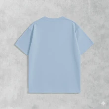 Men's Basic T-Shirt Brazil Hexa 100% Cotton Crew Neck Unisex - Baby Blue - View 2