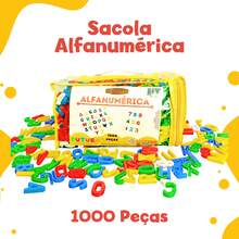 Educational Mobile Alphabet Letters And Numbers Alphanumeric Bag 1000 Pieces - Bolsa Alfanumérica 1000 uds - Ver 1