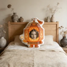 1 Gối cá nhân hóa - Hình mặt ếch theo yêu cầu. Độc đáo và thoáng khí, phù hợp cho Nữ, Nam, Bạn trai, Bạn gái, Bố, Mẹ, Gia đình, Bạn bè, Kỷ niệm, Ngày của Mẹ, Sinh nhật, Ngày Valentine, Giáng sinh, Halloween, Lễ tốt nghiệp, Ngày của Cha, Đám cưới, Nội trợ, Ghế sofa, Giường, Xe hơi, Phòng trà, Phòng ngủ, Phòng tắm, Phòng khách, Phòng ăn. - đèn lồng Eid - Xem 7