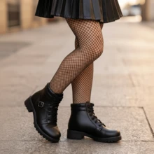 Women's Virginia Ankle Boots Low-Cut Boot Launch Fall Winter 2025 - 黑色 - 查看 5