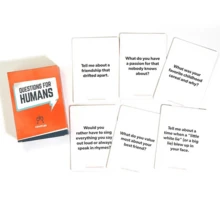 Couples Interactive Warm Game Cards, Fun Conversation Cards, Create Intimate Moments, Perfect Gift For Valentine's Day, Thanksgiving Or Christmas - HUMANS - View 3