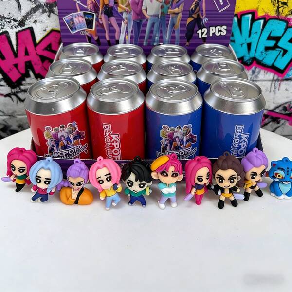 Caja sorpresa de huevo ciego del grupo de brujas K-Pop, juguete Gashapon interesante, regalo para fiesta de Pascua