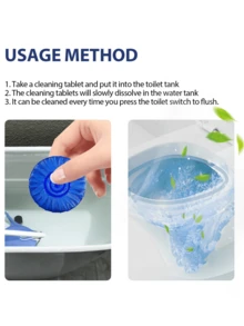 JUE FISH 骊鱼牌；12片装；马桶清洁片；清洁剂；马桶清洁片；有效清洁马桶、水箱、水管等顽固污渍 - 固體 - 查看 8