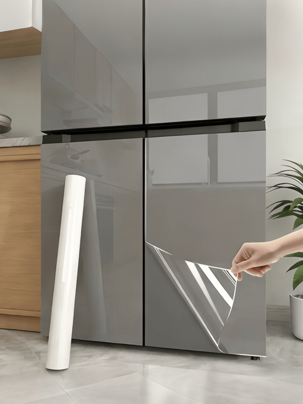 Pegatina transparente resistente a altas temperaturas y al aceite para la cocina, impermeable, a prueba de aceite, sin pegamento, extraíble y reutilizable - Perfecto para el salpicadero de la cocina, azulejos, decoración de dormitorios, armarios - Fácil de limpiar, sin residuos, película a prueba de aceite, a prueba de salpicaduras de cocina