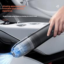 SOKANY Wireless Handheld Vacuum Cleaner, Dual Use For Car And Home, 3-In-1 Multifunctional Accessories Support Vacuuming/Blowing/Inflating, Removable And Washable Filter (2000mAh Rechargeable Lithium Battery), Suitable For Car Interior/Keyboard/Sofa Crevices And More - A - View 4