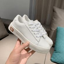 Women's Casual Minimalist Soft Sneakers For Outings And Urban Looks - Stylish Casual Lace-Up Party - 白色 520 - 查看 9