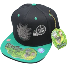 Kboom Caps Gorra R&M 08 - Negro/Verde - Ver 1