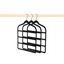 Set Of 5 Slim Non-Slip Velvet Hangers For Pants And Skirts - 查看 6