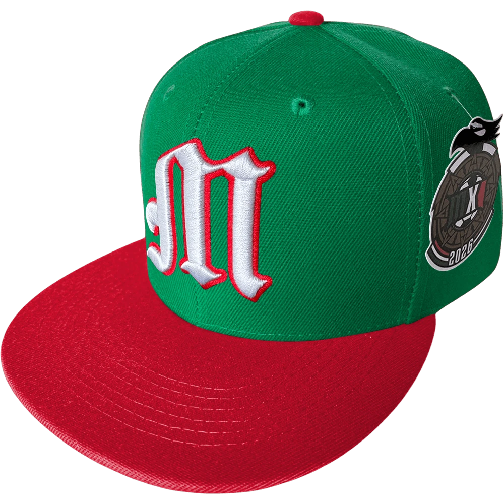 Kboom Caps Gorra MUNDIPLMEX 12 - Verde/Rojo - Ver 1