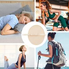 Women's Sweat Pads, Breathable Honeycomb Design Underarm Sweat Pads, Quick Dry Washable Invisible Sweat Absorbing Shoulder Pads, Clothing Odor Control, Quick Dry Comfortable, Non-Woven Fabric Odor Control Barrier - Skin-toned Quick-drying (mesh) - View 5