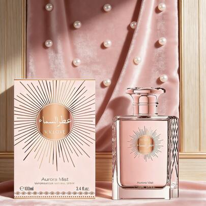 1 Bottle Of 100ml Middle Eastern Arabian Flameless Diffuser, Floral Fragrance, Suitable For Women, Long-Lasting Fresh Natural Scented Spray, Household Air Freshener, Unique Scent With Deodorizing And Fragrance-Enhancing Effects, Relaxing And Refreshing, Suitable For Various Occasions, An Excellent Choice To Enhance Temperament, Holiday Gift, High-Quality Premium Fragrance, Perfect For Gifting