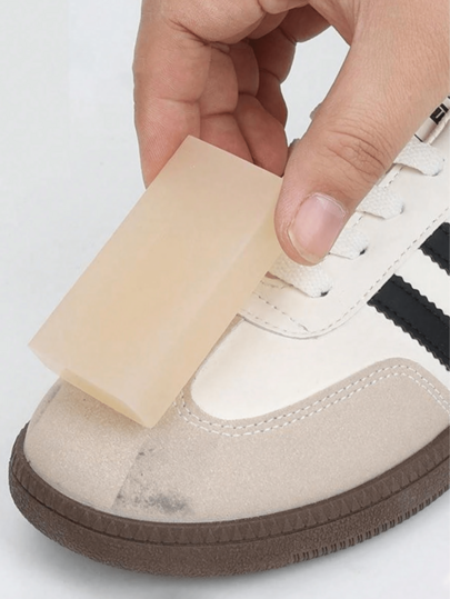 1pc Portable Suede Shoe Cleaner, No Water Needed, Convenient To Carry, Suitable For Cleaning Velvet, Leather, Sneakers And White Shoes, Dry Cleaning To Remove Stains, Travel Essential Shoe Care Eraser, Non-Abrasive Material, Ideal For Sneakers, Shoes, Spring/Summer Essential, Bridesmaid Gift, Home Decor, Beach, Travel, Unisex, Holiday Essential, Cute Accessory
