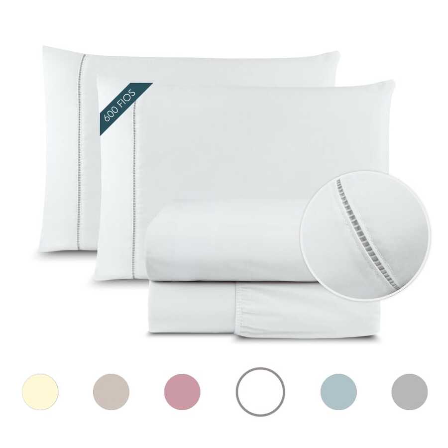 Sheet Sets with Pillowcases - trắng - Xem 1