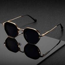 1 chiếc kính gọng hình học kiểu retro, thiết kế thời trang, kính unisex phù hợp cho tiệc tùng, tụ họp, du lịch, đi biển. - Nhiều màu - Xem 2