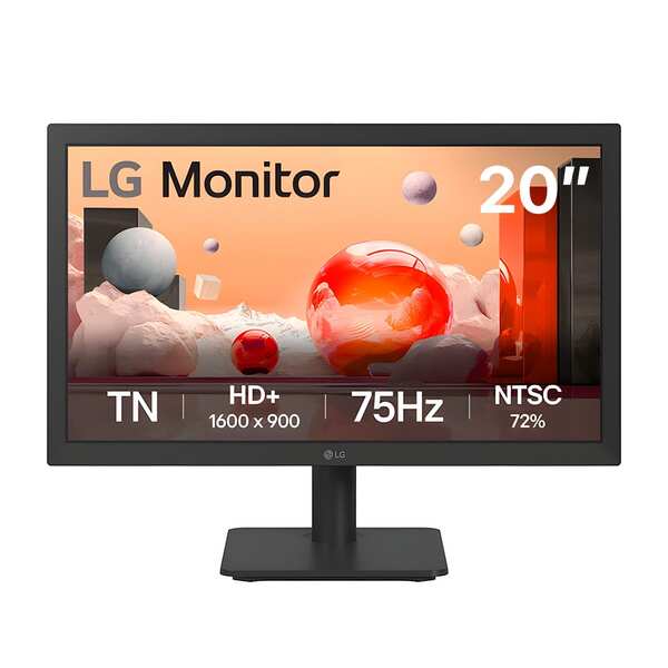  Monitor LG 20" Led Hd+ 75hz 2ms Hdmi Vga LG Switch 15W