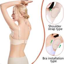Women's Sweat Pads, Breathable Honeycomb Design Underarm Sweat Pads, Quick Dry Washable Invisible Sweat Absorbing Shoulder Pads, Clothing Odor Control, Quick Dry Comfortable, Non-Woven Fabric Odor Control Barrier - Skin-toned Quick-drying (mesh) - View 4