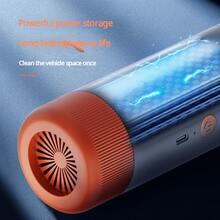 SOKANY Wireless Handheld Vacuum Cleaner, Dual Use For Car And Home, 3-In-1 Multifunctional Accessories Support Vacuuming/Blowing/Inflating, Removable And Washable Filter (2000mAh Rechargeable Lithium Battery), Suitable For Car Interior/Keyboard/Sofa Crevices And More - A - View 3