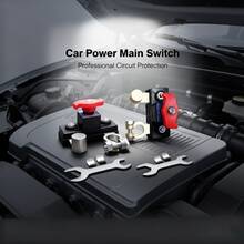 Car Battery Disconnect Switch 12V–24V, Solid Aluminum & Copper-Plated Versions, For Boats, Cars, RVs And Agricultural Vehicles - Universal Type - View 3
