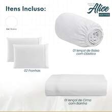 Sheet Sets with Pillowcases - trắng - Xem 4
