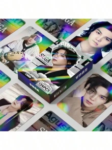 Kpop Photo Card Merch V JIMIN JHOPE RM JIN 124pcs(60 Holographic Card+64 Stickers)/92pcs( 60lomo Card+32 Stickers)/55pcs/30PCS Kpop SPAGHETTI! AESPA RICHMAN/DRAMA/LIVE TOUR: PAPALLEL LINE ENCORE CARDS 4PCS/ 124pcs New Song And Album Styling Cards, K-Pop Idol Photo Card Set - Multicolor - View 9