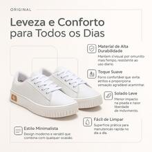 Women's Casual Minimalist Soft Sneakers For Outings And Urban Looks - Stylish Casual Lace-Up Party - 白色 520 - 查看 5