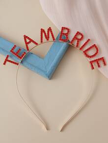 37/1/5/10/25pcs Crystal & Rhinestone Headbands, Bridal Party Headbands, Bachelorette Party Bride Gifts, Bridesmaid Headbands, Wedding Decorations, Bride Tribe Party Set, "Bride" Headband, Veil, "Bride-To-Be" Sash, 10pcs "Bride Tribe" Sash, Temporary Tattoos - Multicolor - View 12