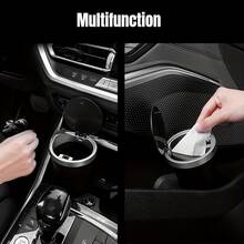 带盖车载垃圾桶,ABS材质,适用于中控台、扶手箱或车门储物空间,多功能杯架及收纳架,紧凑设计,适用于汽车及家居使用,车载垃圾桶,车内垃圾处理,时尚垃圾桶,坚固耐用,车载垃圾桶,黑色车载垃圾桶,车载垃圾桶/垃圾箱/垃圾桶,车内卫生间,车内垃圾桶,汽车内饰配件 - 平口 - 查看 7