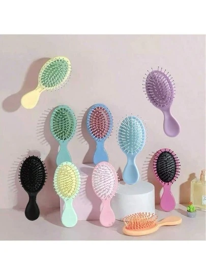 4 piezas Cepillo de pelo de nailon suave de color macaron con cojín de aire, apto para uso diario de niñas, peine de cojín de aire para niños, cuidado del cabello, regalo para niñas, regreso a la escuela, temporada de graduación, regalo para niñas, mamás y amigas, viaje, trabajo, escuela, cepillo de pelo, peine, herramienta de peinado, productos y accesorios para el cabello, apto para artículos de belleza y viaje, regalos pequeños para pijamada, damas de honor y relleno de calcetines navideños (multicolor)