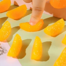 1个创意愚人节假橙片挤压玩具，减压挤压玩具，恶作剧挤压玩具，释放压力 - 彩色 - 查看 3