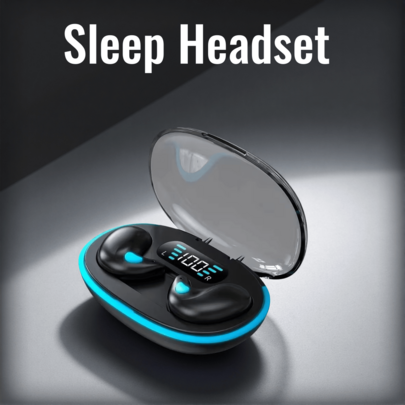  Auriculares inalámbricos para dormir Briame, auriculares amigables para el sueño, mini auriculares para juegos con micrófono, adecuados para deportes y correr, batería de 150mAh